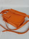 Оранжева шкіряна сумка Амелі | 6862666 | фото 3