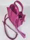 Рожева шкіряна сумка Амелі | 6862667 | фото 4