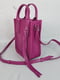 Рожева шкіряна сумка Амелі | 6862667 | фото 5