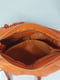Оранжева шкіряна сумка Румба | 6862669 | фото 5