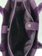 Фіолетова шкіряна сумка Соло | 6862671 | фото 5