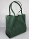 Зелена шкіряна сумка Лола | 6862683 | фото 4