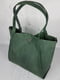 Зелена шкіряна сумка Лола | 6862683 | фото 5