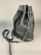 Срібляста шкіряна сумка Бель | 6862712 | фото 2
