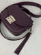 Фіолетова шкіряна сумка Ріміні | 6862730 | фото 3