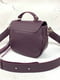 Фіолетова шкіряна сумка Ріміні | 6862730 | фото 4