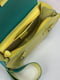 Жовто-зелена шкіряна сумка Рута | 6862751 | фото 7