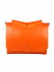 Оранжева шкіряна сумка Мішель | 6862774 | фото 5