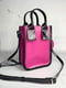 Рожева шкіряна сумка Амелі | 6862796 | фото 3