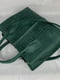 Зелена шкіряна сумка Форта | 6862802 | фото 3
