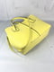 Жовта шкіряна сумка Форта | 6862825 | фото 5