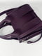Фіолетова шкіряна сумка Фіона S | 6862826 | фото 4