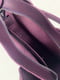 Фіолетова шкіряна сумка Фіона S | 6862826 | фото 6