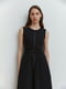 Коттонова сукня без рукавів чорна | 6862840 | фото 6