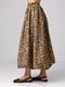 Длинная пышная юбка на резинке с леопардовым узором | 6863296 | фото 5