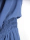 Сукня синя з рюшами | 6863377 | фото 4