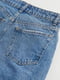 Блакитні джинсві шорти  кишенями | 6863383 | фото 2