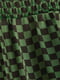 Зелені прямі штани в клітинку | 6863411 | фото 2