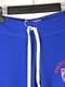 Сині розкльошені спортивні штани на резинці | 6863637 | фото 3