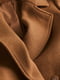 Приталене коричневе пальто довжиною до литок | 6863846 | фото 7