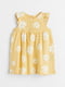Жовта сукня в квітковий принт | 6863939