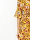 Сукня жовта в квітковий принт | 6864125 | фото 5
