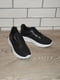 Чорні текстильні підліткові кросівки | 6864139 | фото 5