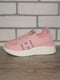 Рожеві текстильні кросівки | 6864147 | фото 2
