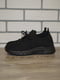 Чорні текстильні підліткові кросівки | 6864150 | фото 2