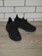 Чорні текстильні підліткові кросівки | 6864150 | фото 4