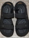 Чорні підліткові сандалії на липучках | 6864165 | фото 3