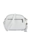 Біла шкіряна сумка кросбоді на три відділення | 6864474 | фото 6