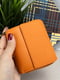 Оранжевий шкіряний гаманець | 6864482 | фото 6