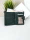 Зелений шкіряний гаманець | 6864540 | фото 2
