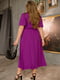 Однотонна сукня кольору фуксія з гудзиками | 6864693 | фото 4