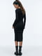 Трикотажна чорна сукня-футляр довжини міді | 6864731 | фото 5