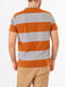 Оранжевая футболка в полоску | 6864800 | фото 4