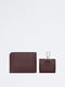 Бордовый набор: кошелек и чехол для наушников | 6864838 | фото 2