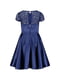 Вечернее синее платье для девочек | 6864843 | фото 5