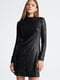 Чорна міні-сукня з паєток | 6864863 | фото 3