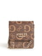 Маленька коричнева сумка-кросбоді з принтом | 6864979 | фото 2