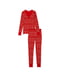 Червона піжама: лонгслів та штани | 6865233 | фото 3