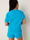 Блакитна бавовняна футболка | 6865249 | фото 2