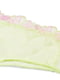 Сетчатые салатовые трусы-слипы с вышивкой | 6865262 | фото 5