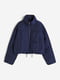 Коротка куртка-пуховик синя | 6863081 | фото 2