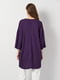 Удлиненная фиолетовая блуза свободного фасона | 6865307 | фото 3