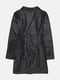 Короткое приталенное платье из черного трикотажа, расшитого пайетками, с V-образным вырезом “на запах” | 6865351 | фото 4