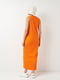 Длинное оранжевое платье-футляр | 6865426 | фото 3