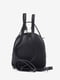 Сумка-рюкзак кожаная черная | 6865494 | фото 4