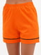 Бавовняна яскраво-помаранчева піжама: сорочка та шорти | 6865559 | фото 4